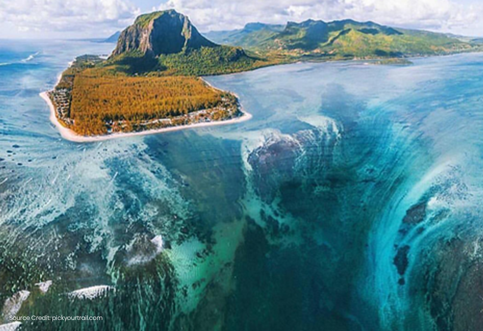 Underwater Waterfall- Mauritius - African Destination- Immersion Journeys